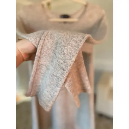 C by Bloomingdale’s Cashmere Sweater Long Sleeve Tunic Top Gray High End Luxe M Size M