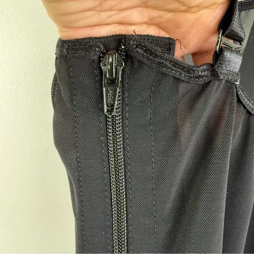 HK Maximum Zipper Short Overall Garment in Black Size Large SKU #: MZS