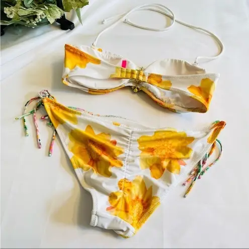 Victoria's Secret Victoria’s secrets 2pc floral convertible bikini set size M