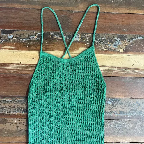 Fore Regina Ombre Dyed Crochet Maxi Dress Coverup Mermaid