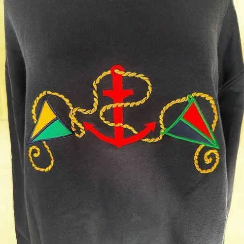 Triples navy nautical sailing sweatshirt Blue Size M