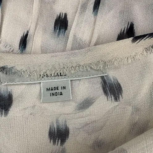 All Saints Cream Ruched A-line Midi Dress #150