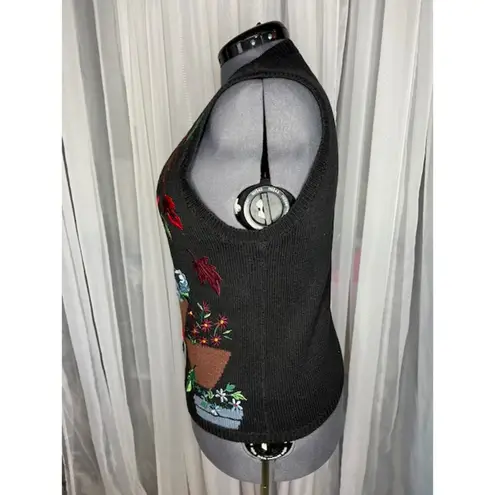 sweater vest fall harvest pattern Gray Size M