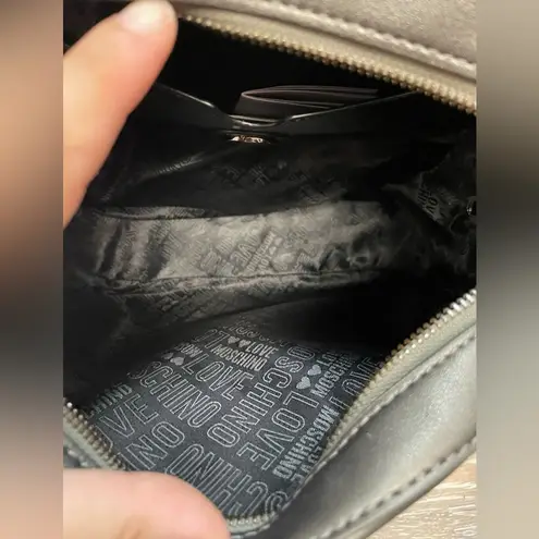 Love moschino - Mini Backback | Gray W/ Gunmetal Hardware | Dustbag, Tags & PPWRK