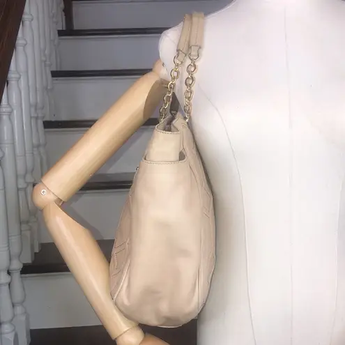 Salvatore Ferragamo Gancini Embroidered Leather Betulla Side Pocket Shoulder Bag