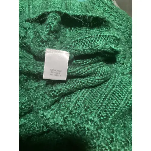 Mossimo Color Block Sweater L Green Size L