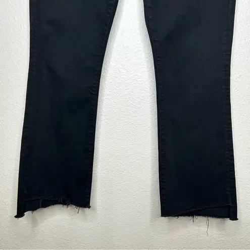 Mother Insider Crop Step Fray jeans Not Guilty 30 Black