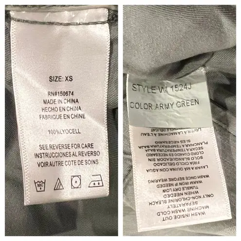 WASH LAB DENIM Road Trim Split Hem Zip