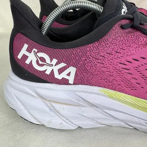 Hoka One One Womens Clifton 8 1119394 BGIR Pink Running Shoes Sneakers Size 12B