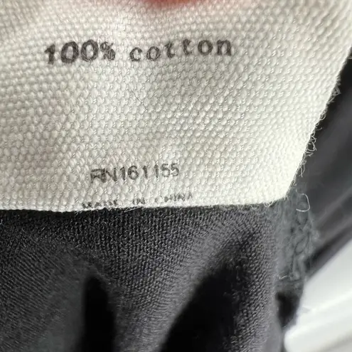 Silk & Salt Dress Large Black Midi Tiered Skirt Boho