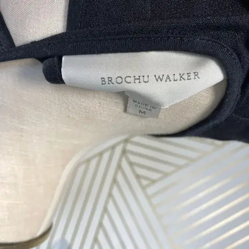 Brochu Walker Black Sleeveless Keyhole Shift Dress