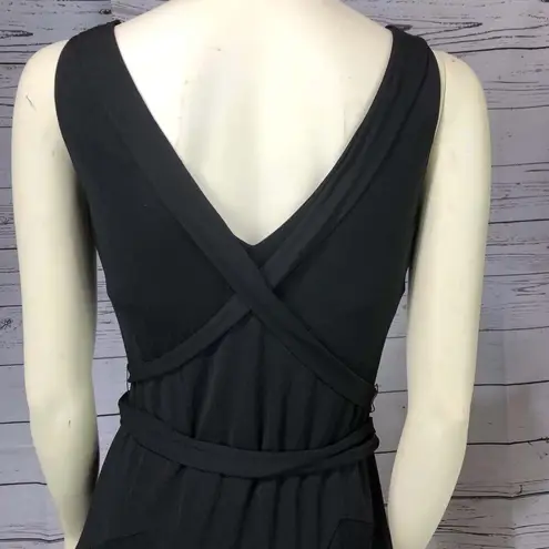 Ralph Lauren Lauren  black sleeveless criss cross dress size small