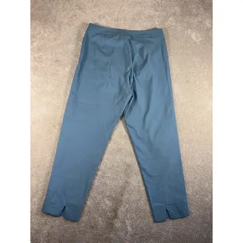 Frances Valentine Petrie Cotton Blend Pant in Blue size 12