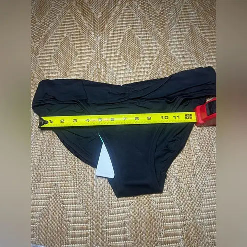 Seafolly Women's V-Band Retro Black Bathing Suit Bottom, US Size 12, NWT