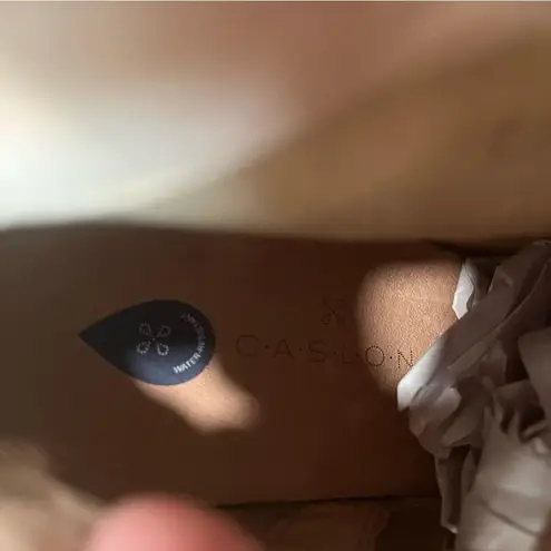 Caslon NWOT Brown Wedge Heel Ankle Boots Leather Size 6.5 Medium