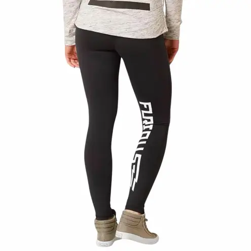 Affliction Fast & Furious Black Roman Graphic Leggings Tights Pants size Small