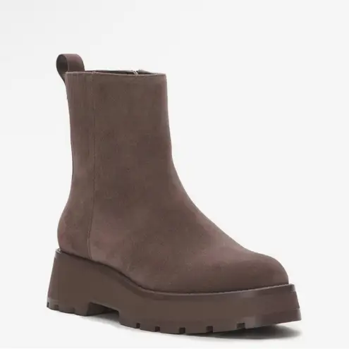 Vince Camuto New! ‎ Leather Neframes Bootie in Dark Taupe Sz 9 $169