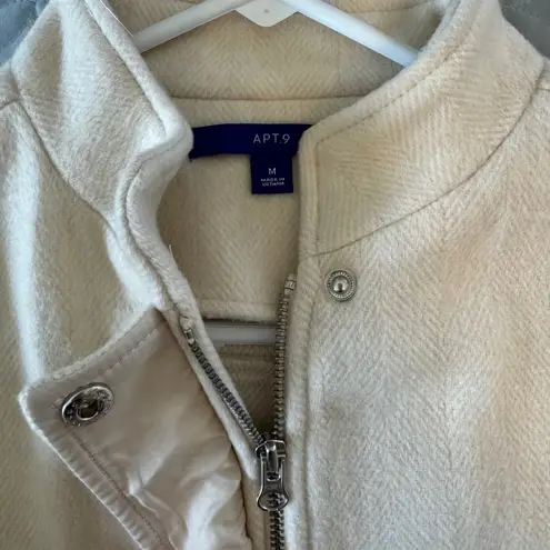 Apt. 9 Women's  Cream Jacket Size M