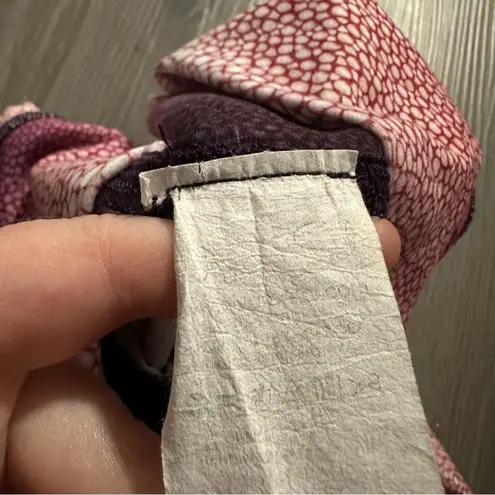 Niyama Sol Shagreen Barefoot Mid Rise Leggings in Peony Ombre Sz S Purple