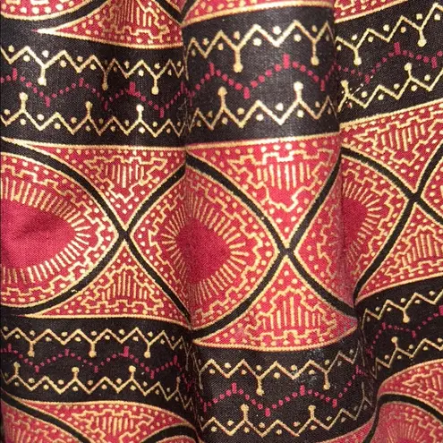 Gold, Maroon and Black Backpack with Modern Flair Pink