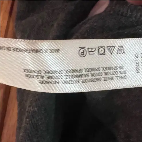 Anthropologie Saturday Sunday Daytripper Wrap Front Tie Jersey Knit Jumpsuit XS Gray