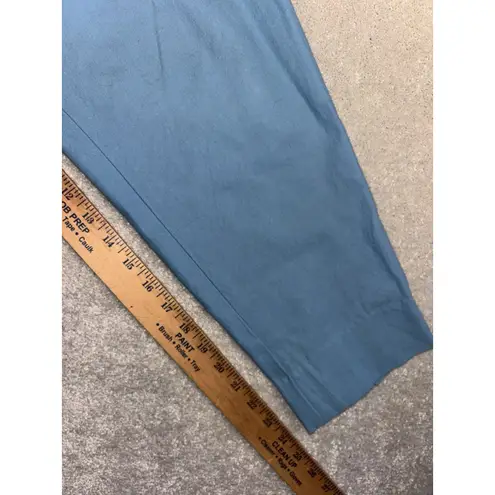 Frances Valentine Petrie Cotton Blend Pant in Blue size 12