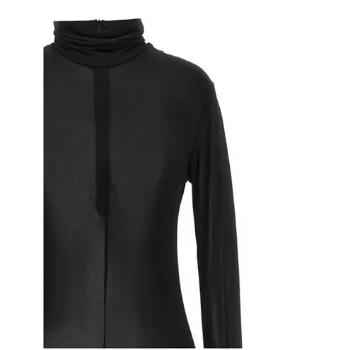 Isabel Marant NWT Vanessa Dress in black sheer jersey Sz 40 US Medium $695