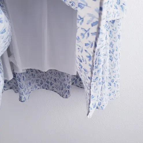 Lucy Paris Long Sleeve Printed Ruffle Mini Dress