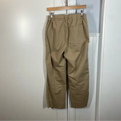 Quince Organic Stretch Cotton Wide Leg Chino Pants size 4 nwot normcore minimal