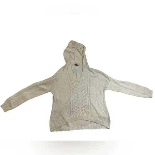 Deb 3X Cream Knit Hooded Pullover Sweater | Rare Vintage Plus Size 100% Acrylic