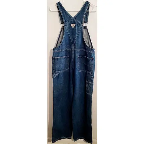 Old Navy  Vintage Carpenter Medium Wash Denim Bib Overalls Y2K 12