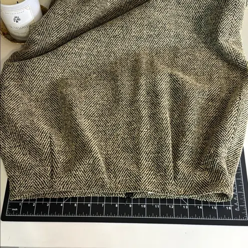 Rena Rowan Wool Blend Lined Pencil Skirt Knee-Length Size 14