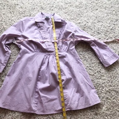Motherhood Maternity 3/4 sleeve purple blouse top