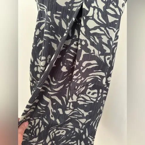 SimplyVera VeraWang Black & Brown/Gray Yellow Ornaments Dress Sz 2 Pull Over.