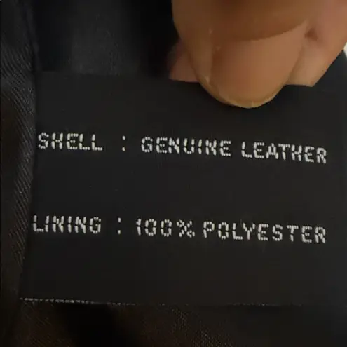 Classic Black Leather Jacket butter soft size medium