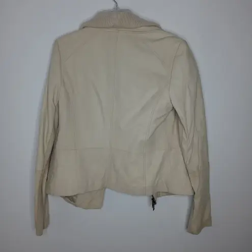 Vince  goat leather cream jacket