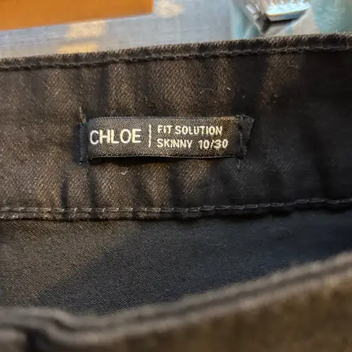 Tahari “Chloe” Tummy Tuck Slimming Skinny Jeans – Size 10, Black, NWT