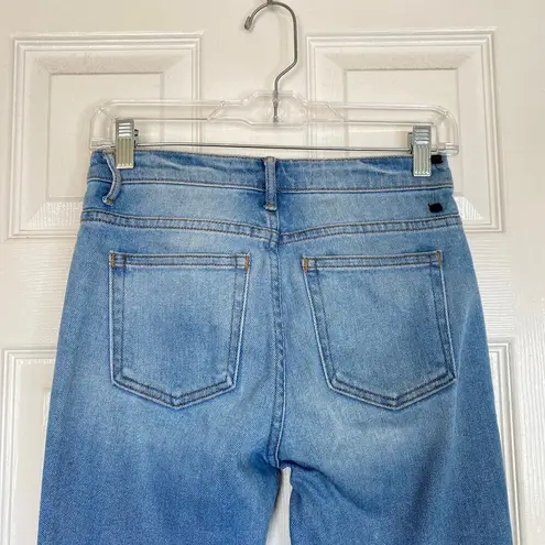 DENIM X Alexander Wang 001 Skinny Jeans Light Denim Fade Size 24 Classic Blue