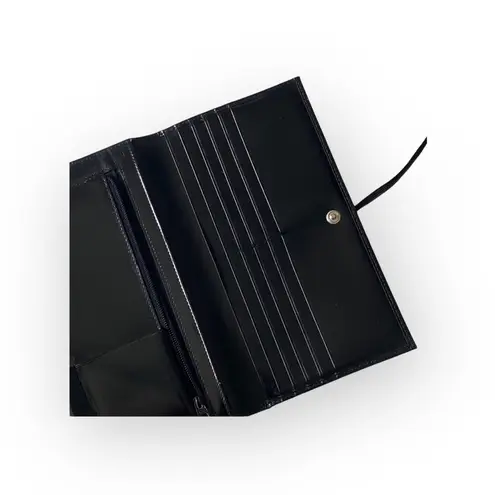 Dolce & Gabbana Vintage: D&G ©️1996 ☻ Leather Continental Wrap Wallet ☻ Black