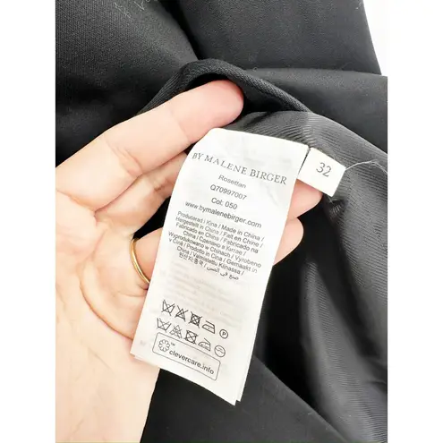 By Malene Birger Rosettan Black Wool Oversized Single Breasted Blazer Jacket NWT Size XXS