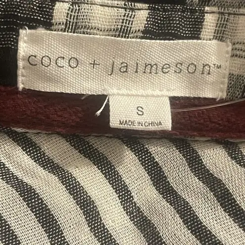 Coco + Jaimeson Womens Blouse Size Small Plaid Shirt Long Sleeve Rodeo Western