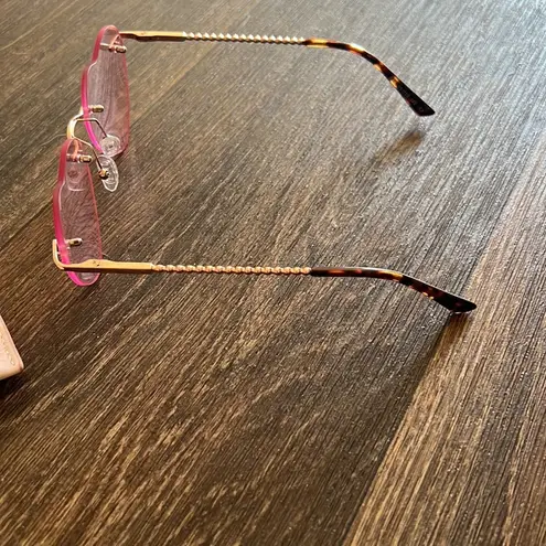 Pink Heart Shaped Glasses