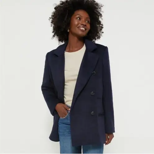 Tuckernuck NWT Kensington Navy Double-Breasted Women's Coat size M