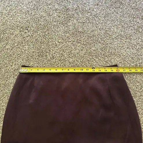 Akris dark purple pencil skirt size 14