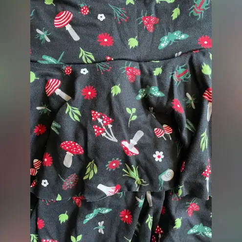 Her Universe Cottagecore Mushrooms & Bugs Tiered Skirt