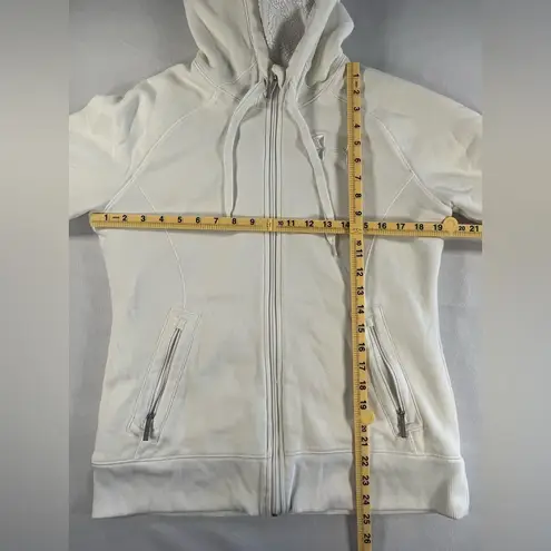 Under Armour Charged Cotton Storm Women’s Full Zip Hoodie w/Fleece Lining White Size M