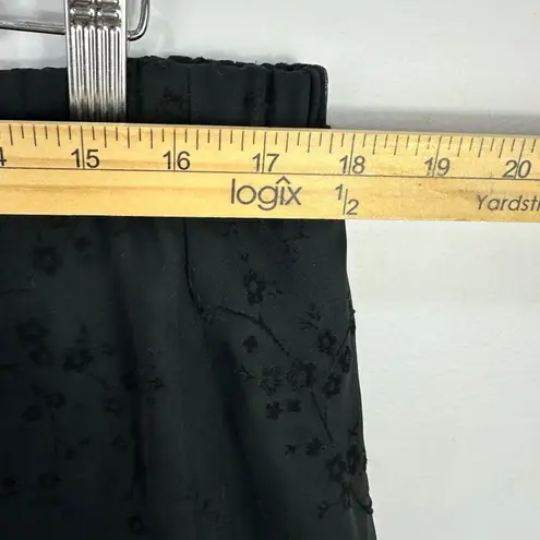 Fashion Bug Vtg Y2K Mini Skirt Large Black Mesh Lace Fairy Grunge Whimsigoth 90s