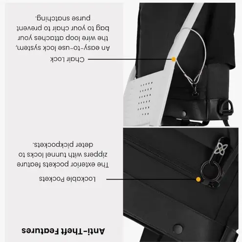 Sherpani Soleil Black Backpack