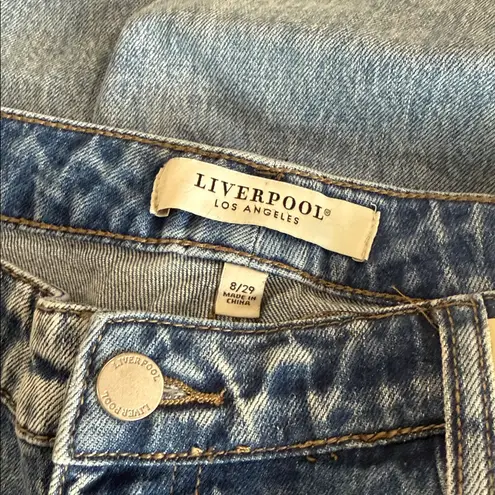 Liverpool NWT X Nordstrom MARLEY GIRLFRIEND WITH BACK SEAM JEAN In Old Coast