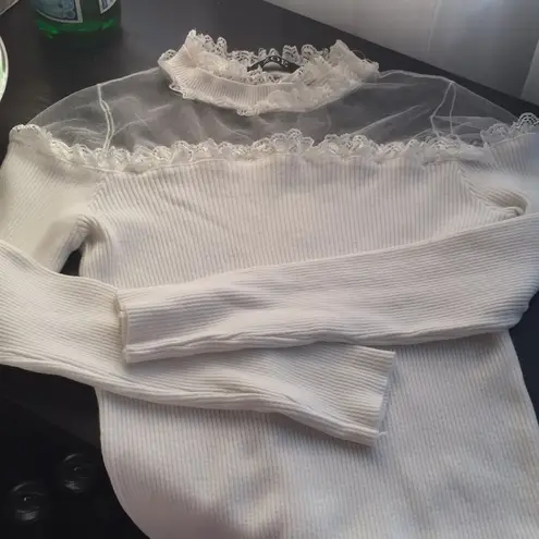 Romantic Zoe sweater White